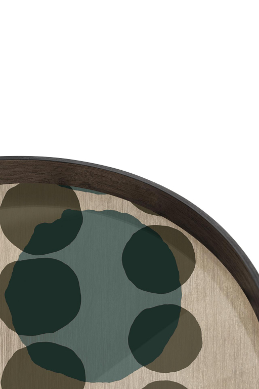 Ethnicraft Layered Dots dienblad slate Ø61