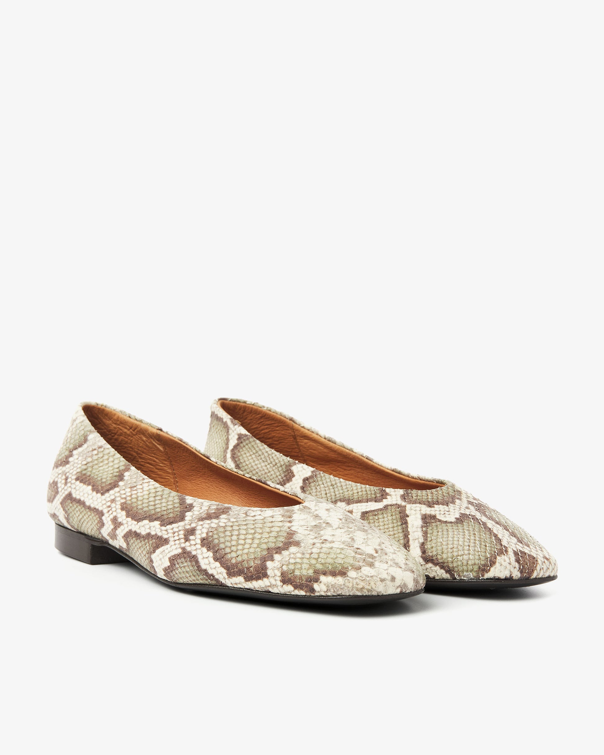 VIA VAI slangenprint ballerinas Lou Emmy