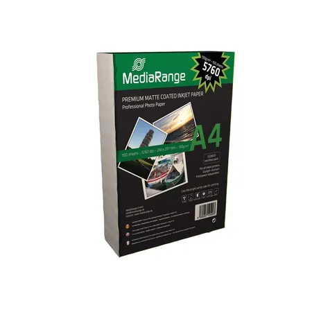 MediaRange Fotopapier DIN A4 inkjet 130gm², 100 Blatt