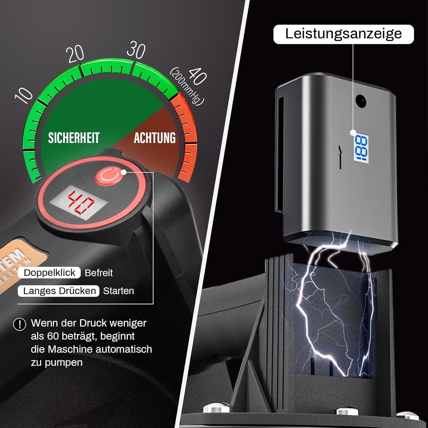 2Pack | Elektrischer Saugheber inkl. 4X Akku | 8