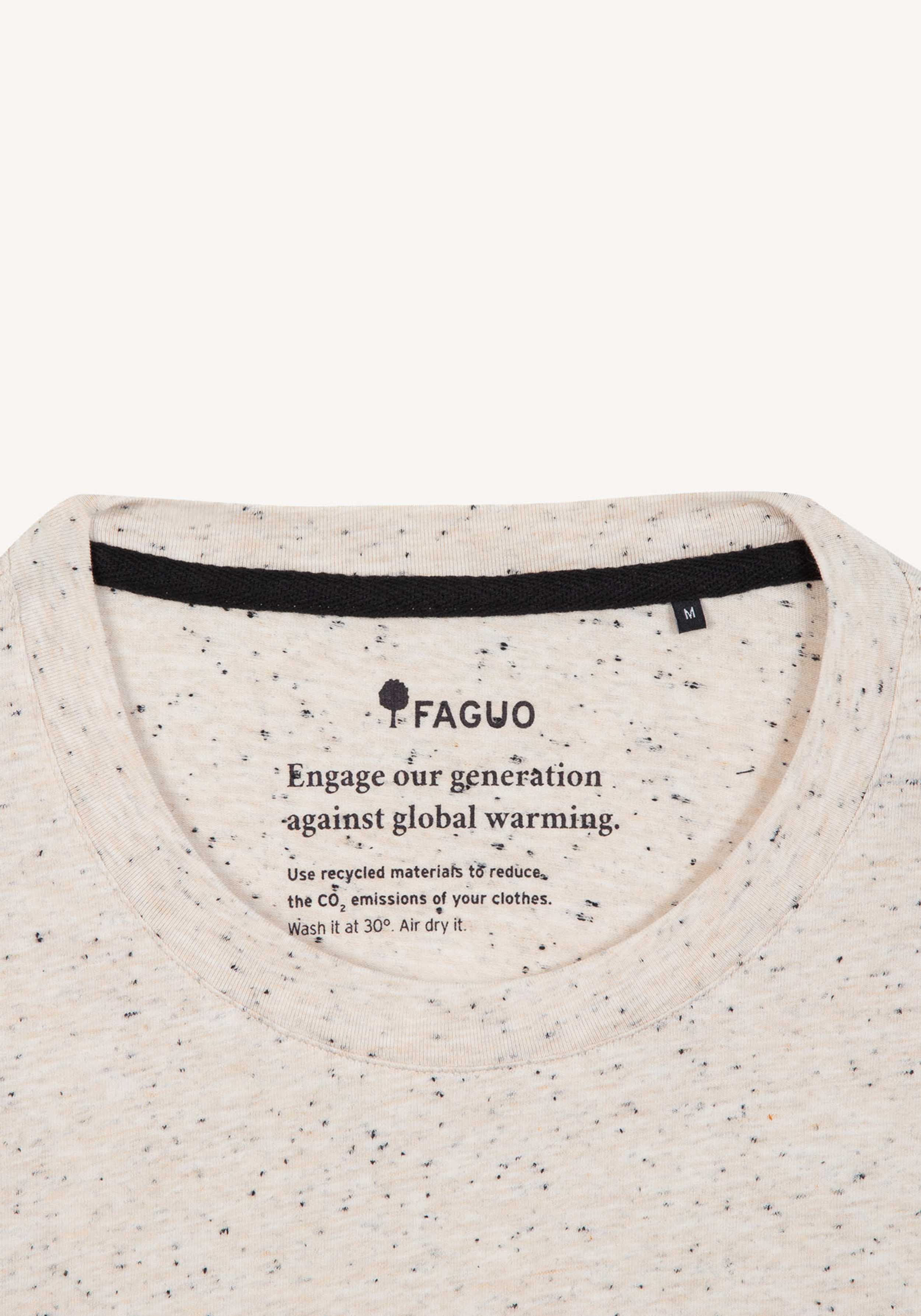 Faguo T-Shirt Olonne Knit Ecru