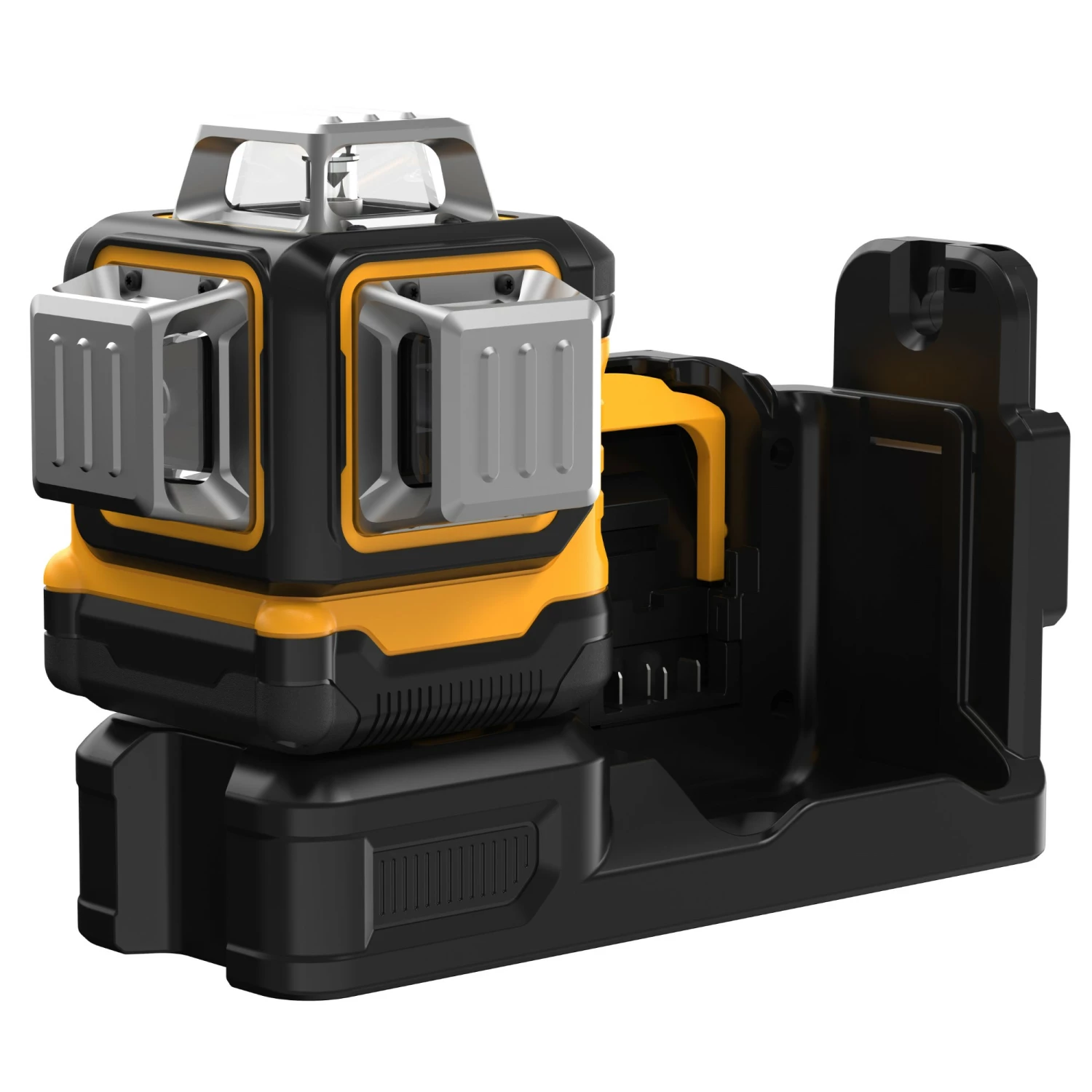 DeWALT DCE089D1G18 12V / 18V Li-ion accu zelfnivellerende 3x 360 graden kruislijnlaser set (1x 2.0Ah accu) in koffer - 3 lijnen - 30m - groen