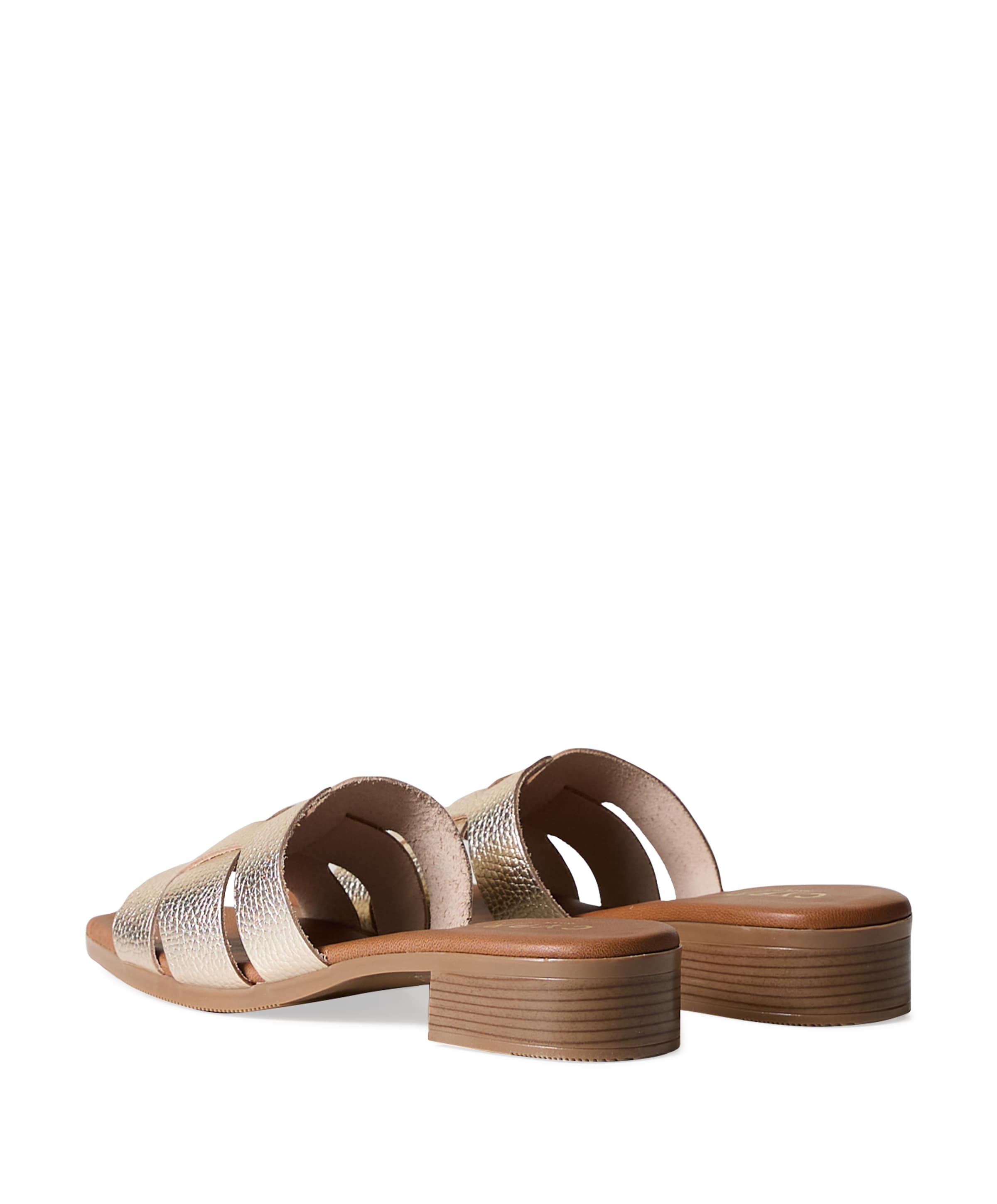 Cypres Wohmy dames slippers goud
