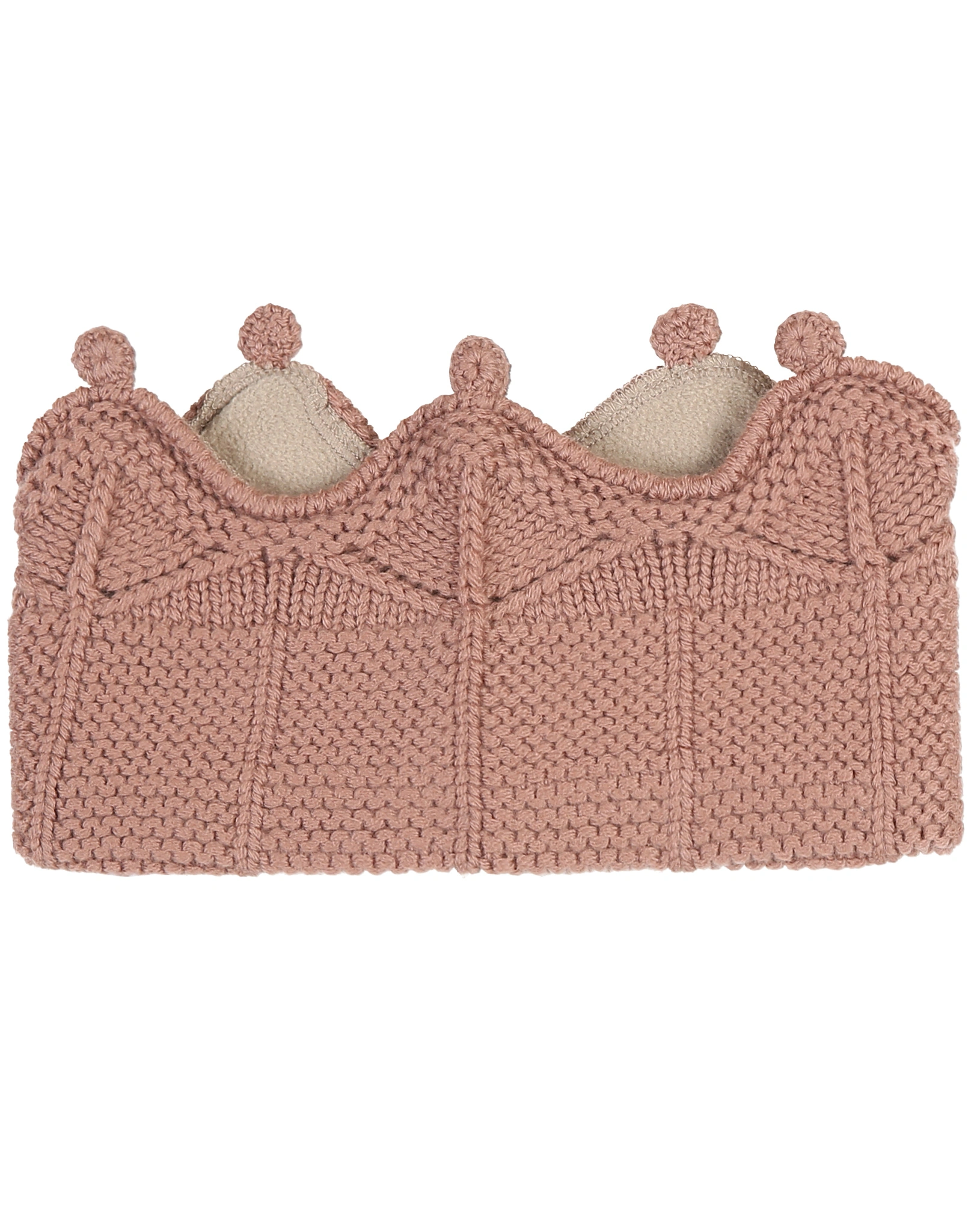 Strick-Stirnband MATCINNI in wood rose