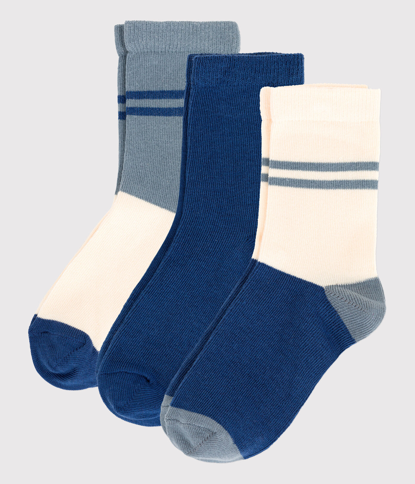 Lot de 3 paires de chaussettes enfant garçon-fille