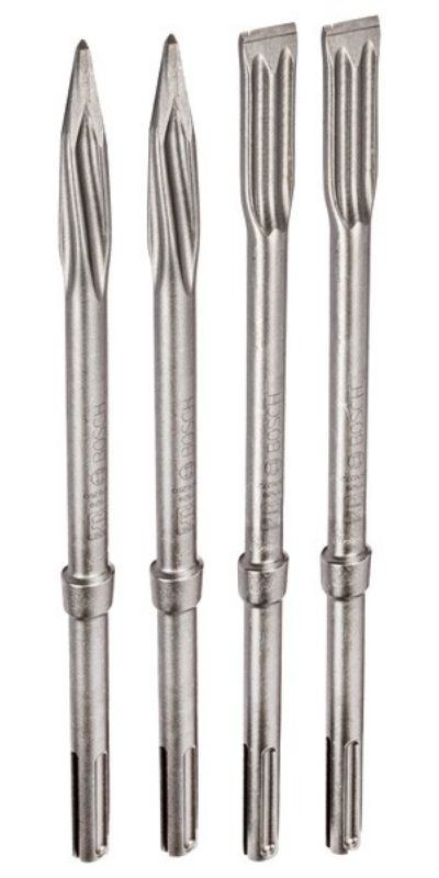 Bosch 2607017368 4-delige SDS max beitelset 400 mm, 400 x 25 mm