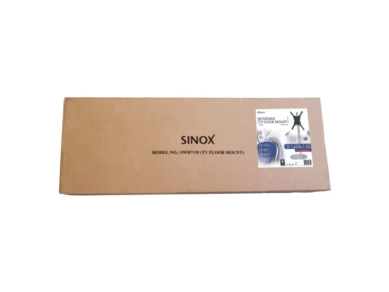 Sinox StandView - Stativ - for LCD display - aluminium, børstet stål - sølv - skærmstørrelse: 26
