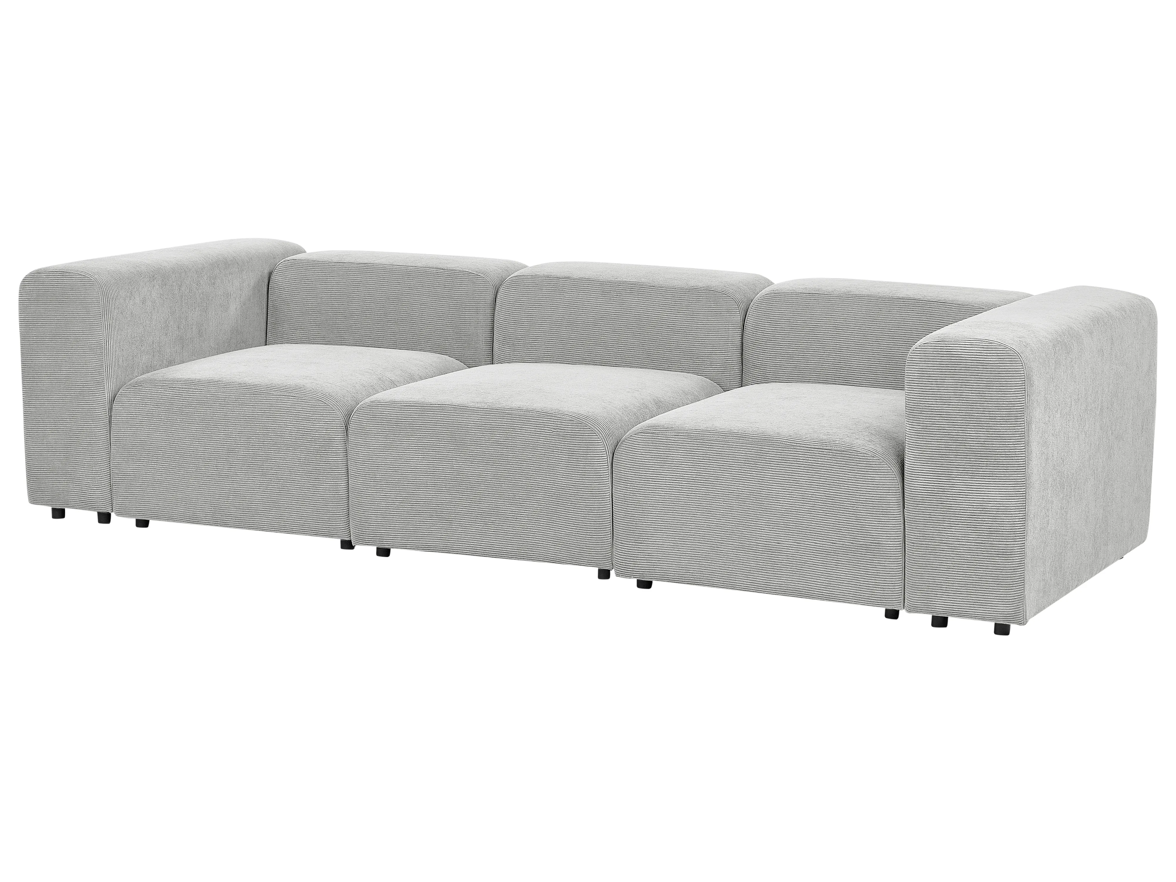Modulaire bank 3-zits FALSTERBO Corduroy Grijs