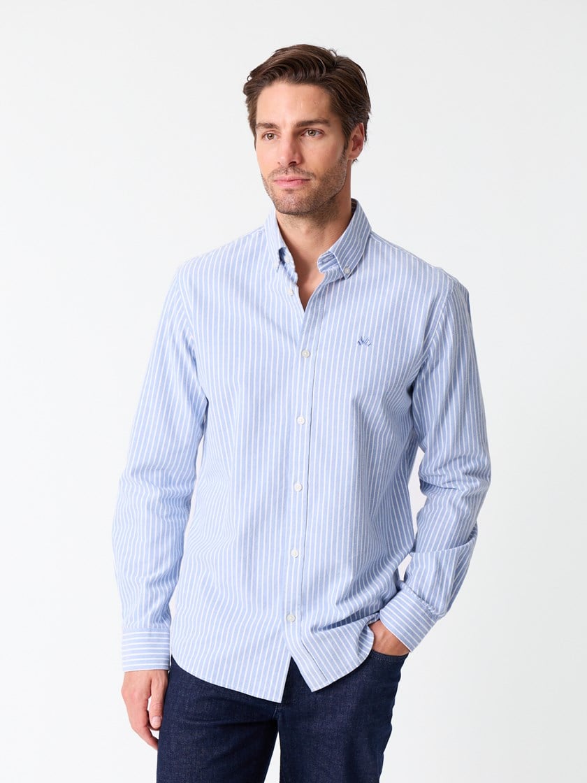 Norman skjorte - Regular fit Mazarine Blue