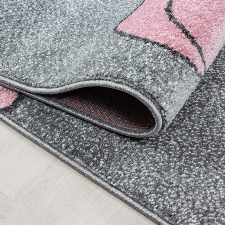 Kindervloerkleed - Beertje Roze