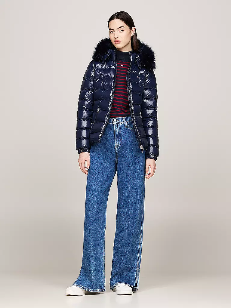 TOMMY JEANS Daunenjacke  dunkelblau
