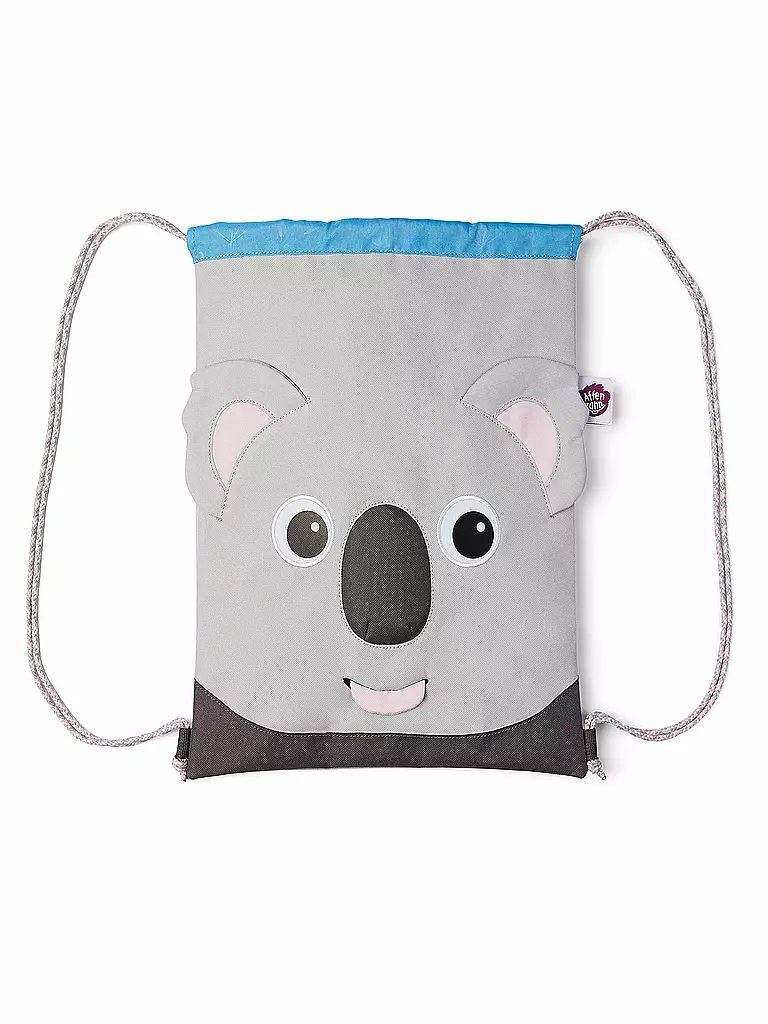 AFFENZAHN Sportbeutel Koala grau