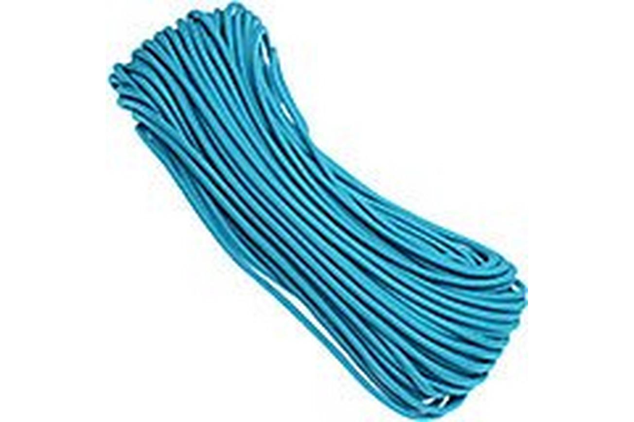 550 Paracord type III, kleur: Neon Turquoise, 100ft (30,48 m)