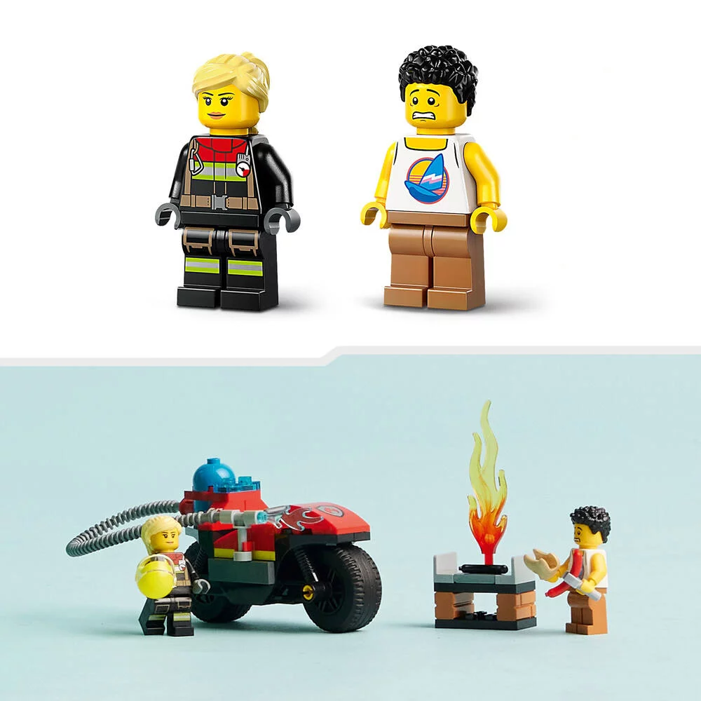 LEGO®CITY 60410 - LA MOTO D’INTERVENTION RAPIDE DES POMPIERS