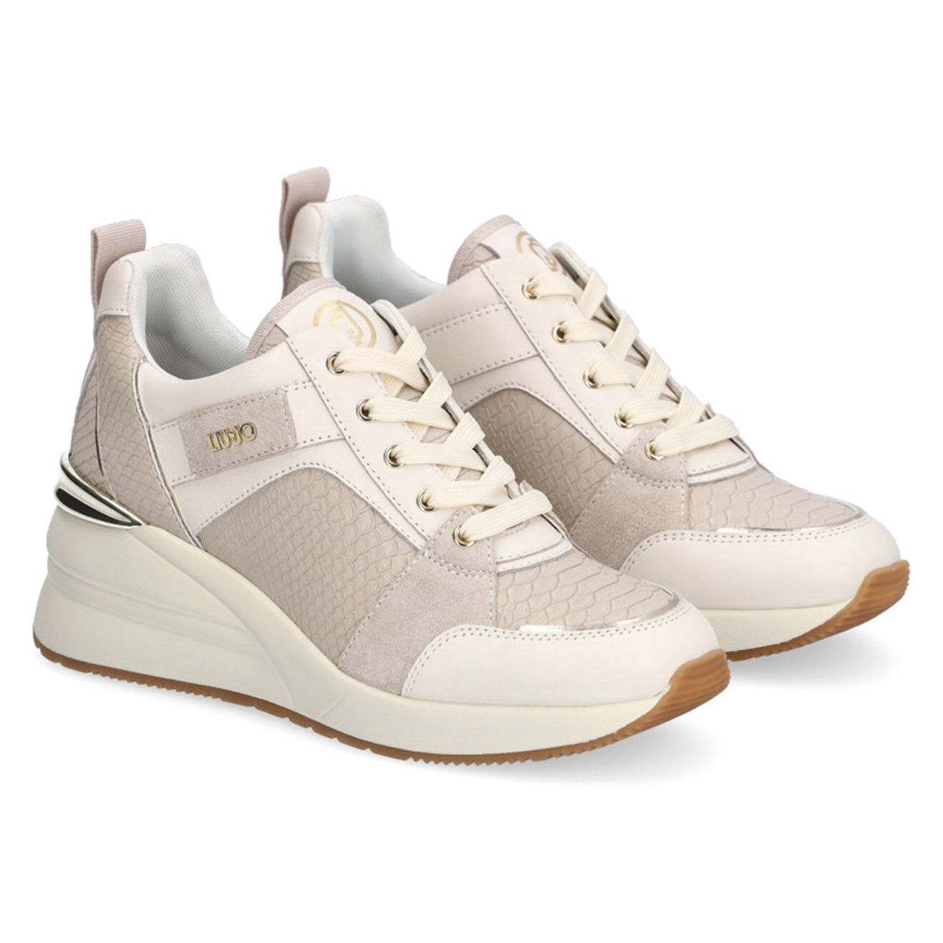 Liu-Jo Sneakers en Cuir Alicia beiges