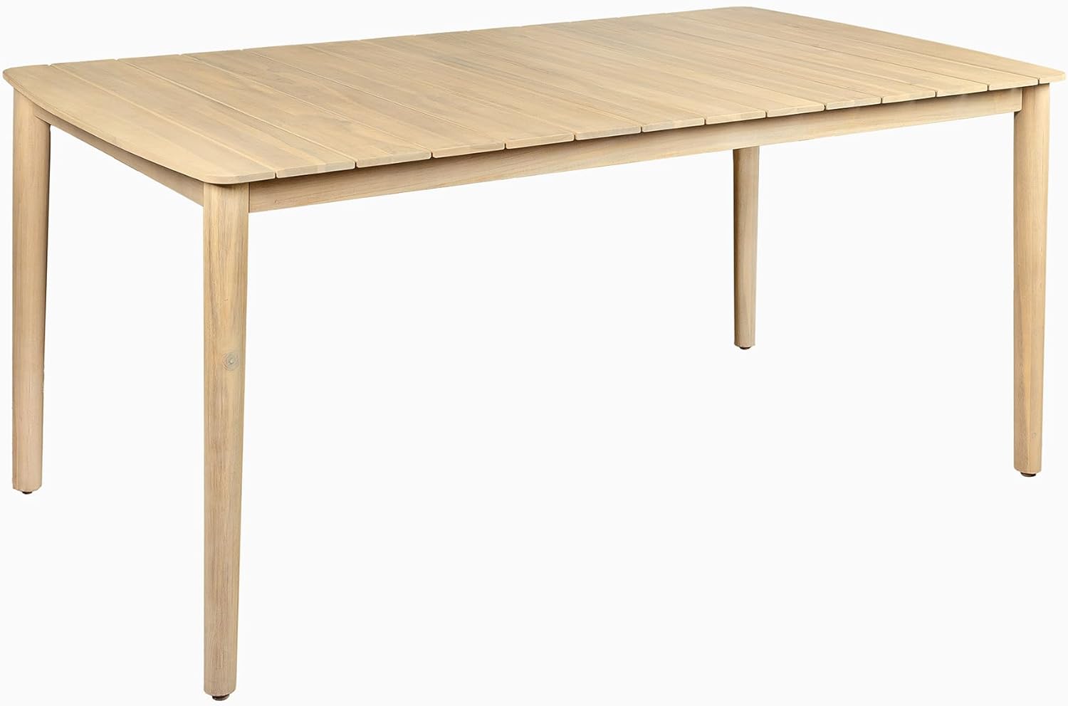 Riess Ambiente Wetterfester Gartentisch KOPENHAGEN - 160cm - Natur Akazie Massivholz - oval Outdoor Esstisch