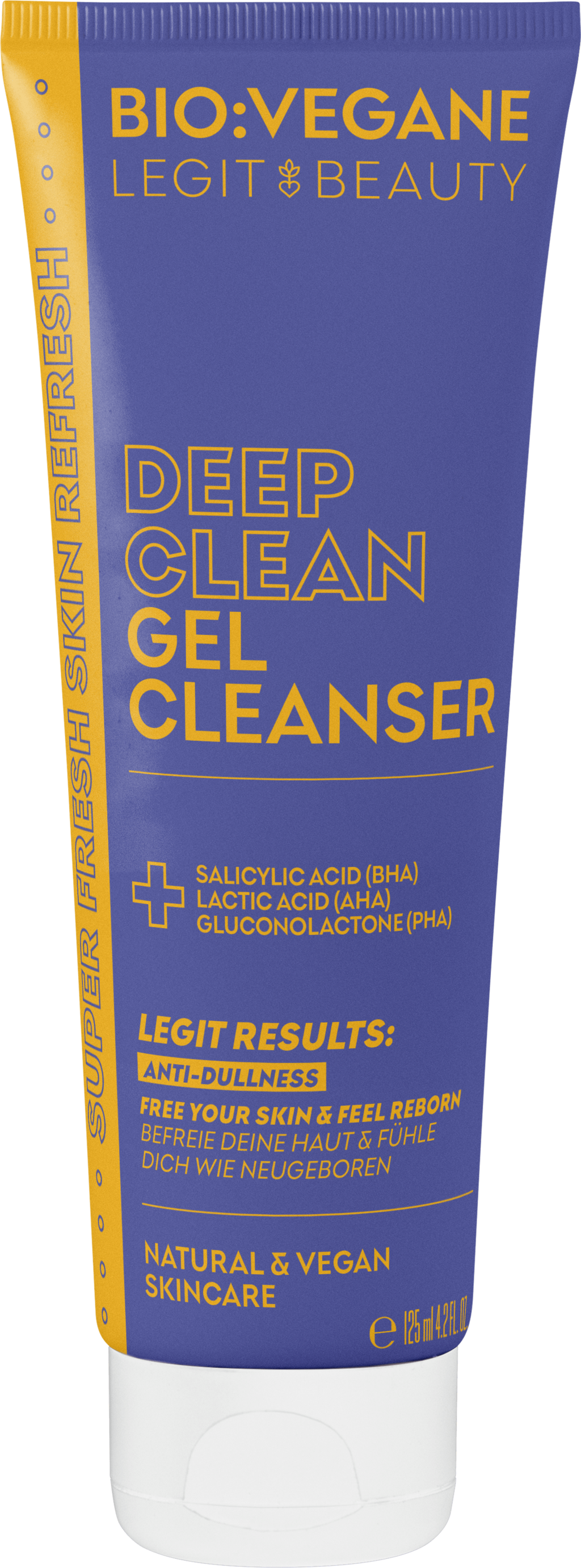 BIO:VÉGANE Legit Beauty  Deep Clean Gel Cleanser, 125 ml