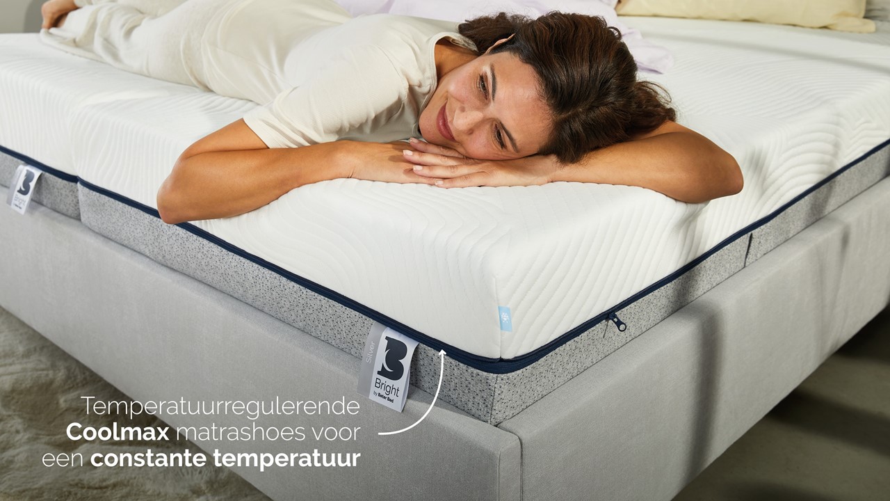B Bright Silver Coolmax 200, 300 en 400 matras blauw