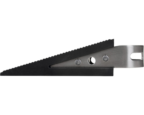 Tarrox deurwig met handgreep, zwart kunststof, 5x10x32 mm, 1 stuk