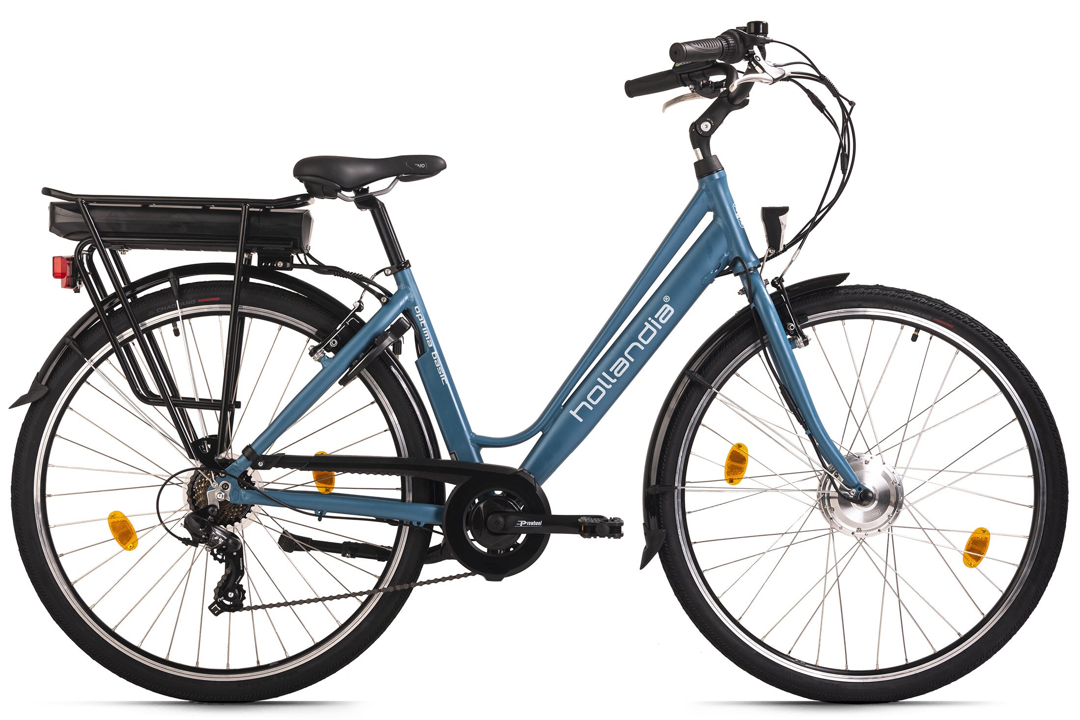 Hollandia E-Citybike Damen 28'' Optima Basic Blau 7 Gänge