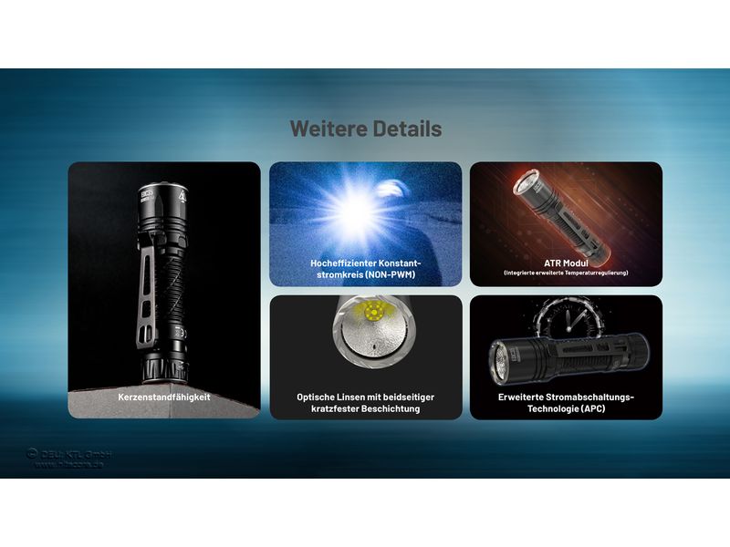 Nitecore Taschenlampe EDC35 5000 lm Taschenlampe