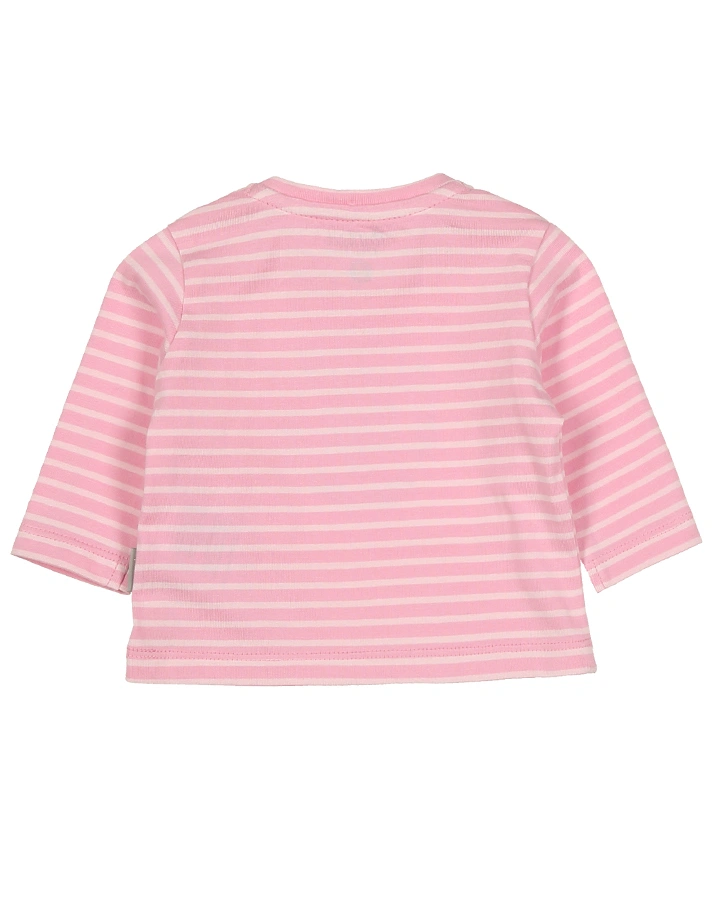 Langarmshirt ONCE UPON A DREAM gestreift in rosa