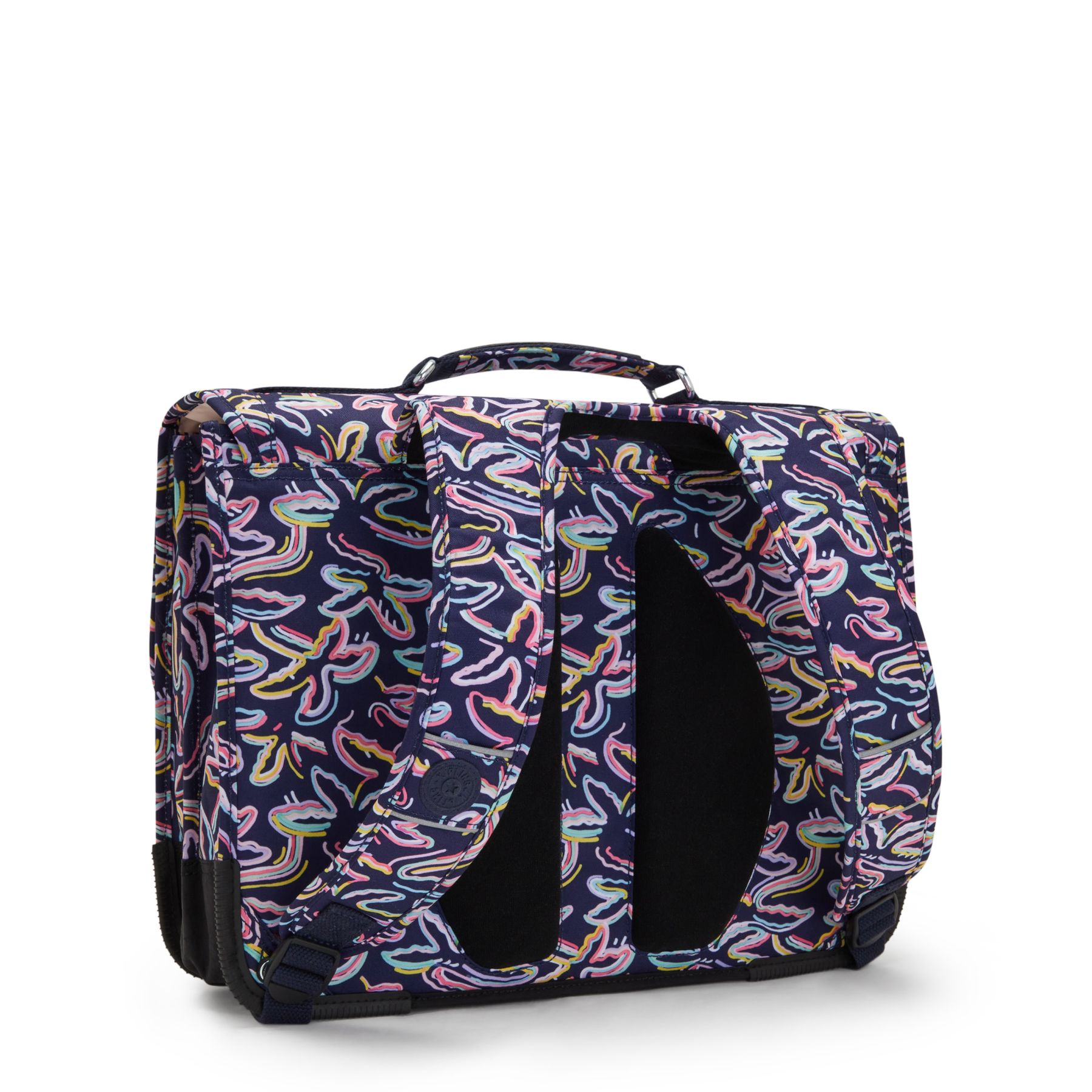 PREPPY Sac D’école Medium Avec Housse Contre La Pluie Fluo - Palm Fiesta Print