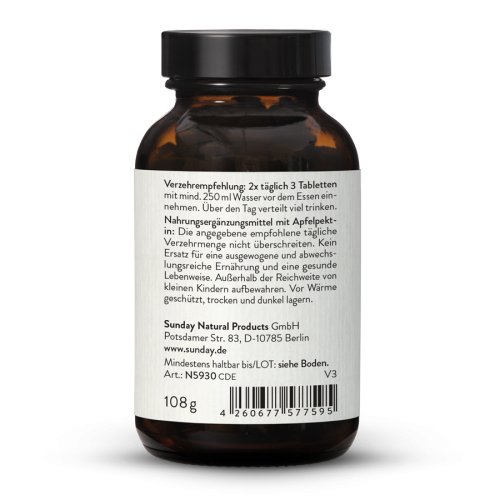 Sunday Natural Products  Apfelpektin Tabletten
