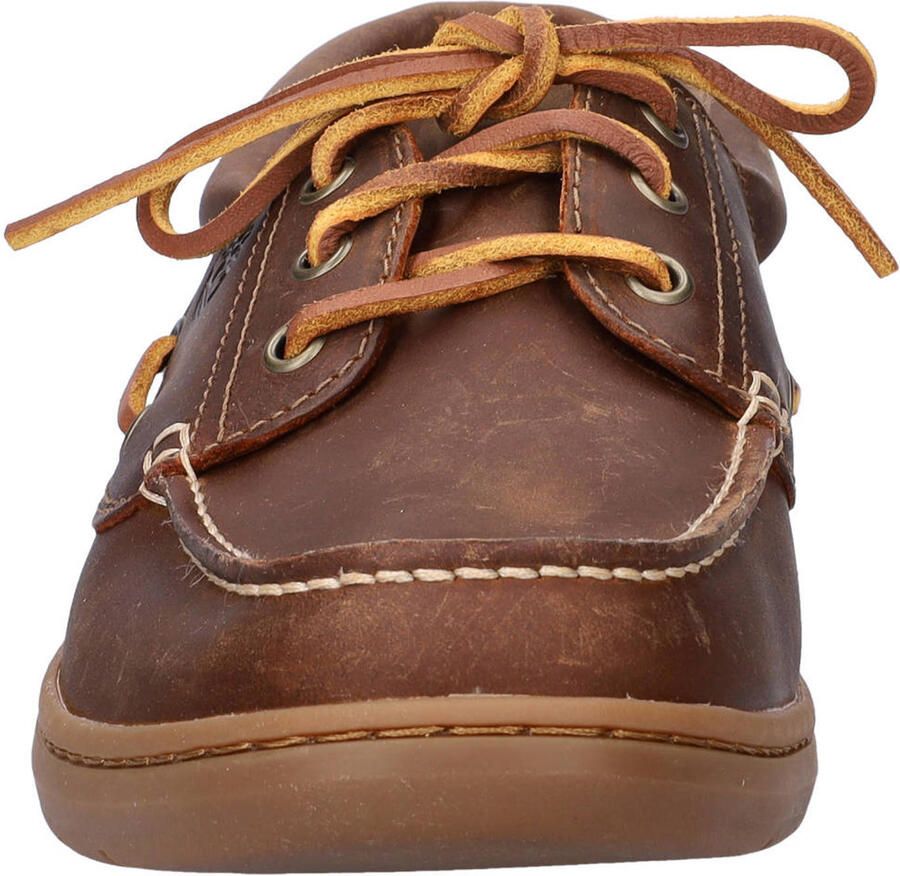 Timberland nubuck mocassins bruin