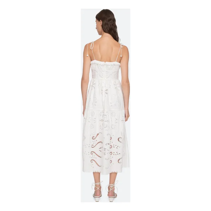 Sea NY Robe Brodée Liat | Blanc