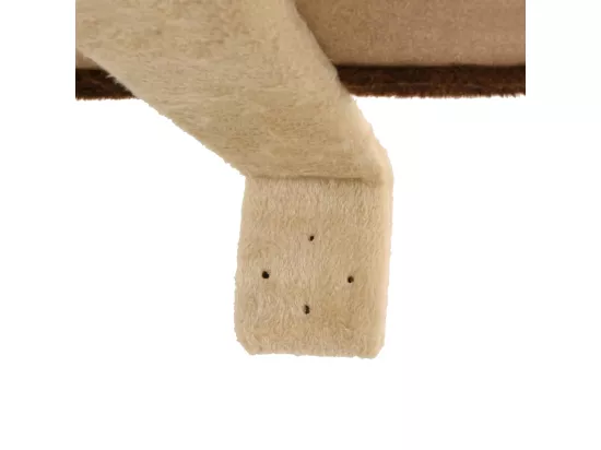 Arbre à chat en sisal Montage mural 194 cm Beige et marron