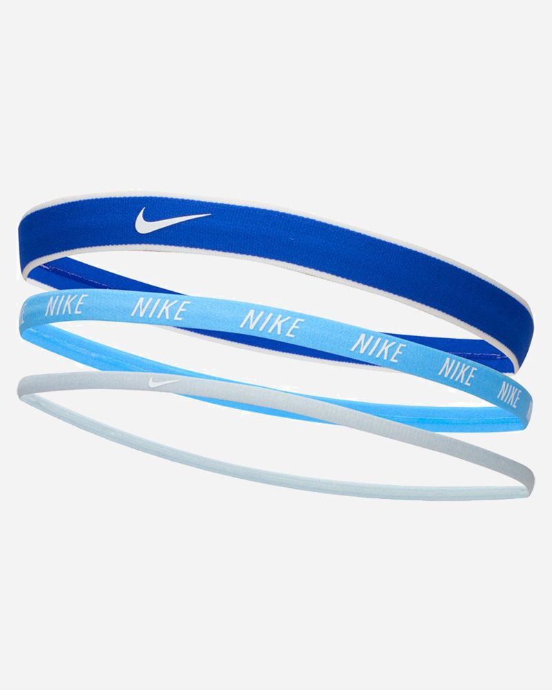 Lot de 3 bandeaux Nike Mixed Width Bleu Royal/Bleu Ciel/Blanc