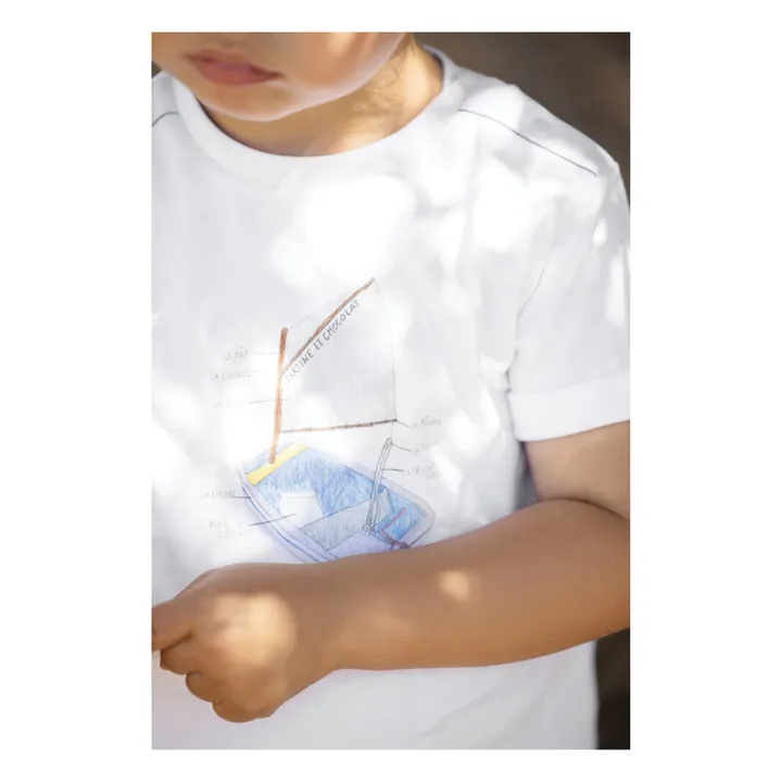 Tartine et Chocolat T-Shirt Avenue de la Mer | Bleu ciel
