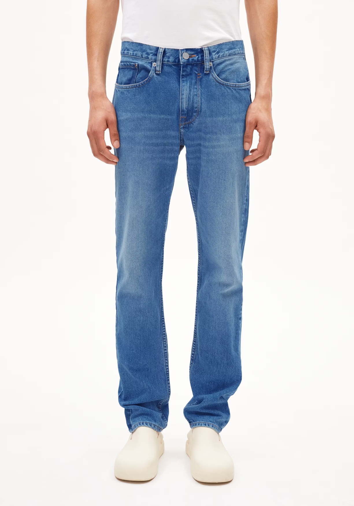 Armedangels Herren-Jeans Dylaano Sprinkle Blue