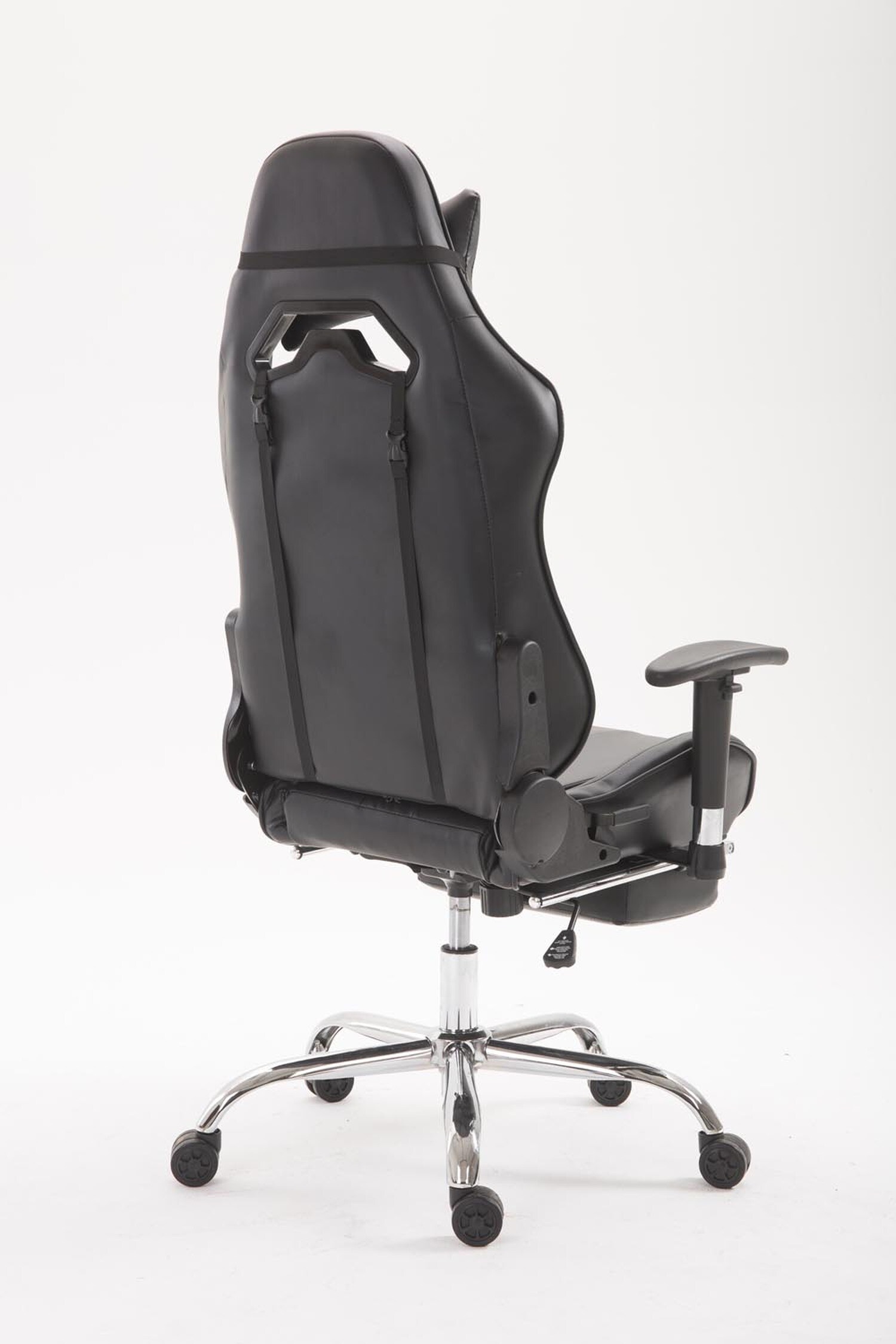 TPFLiving Racing Bürostuhl Limitless mit FußablageSchwarz/Blau