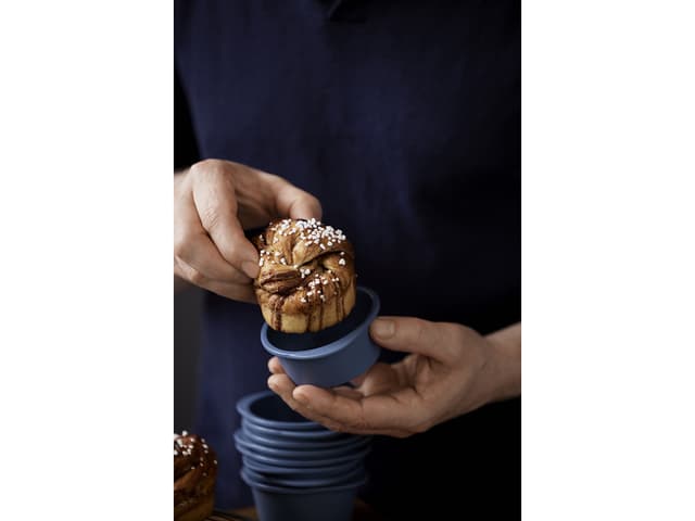By Tareq Taylor Cupcake-/Kanelsnegleform Indigo