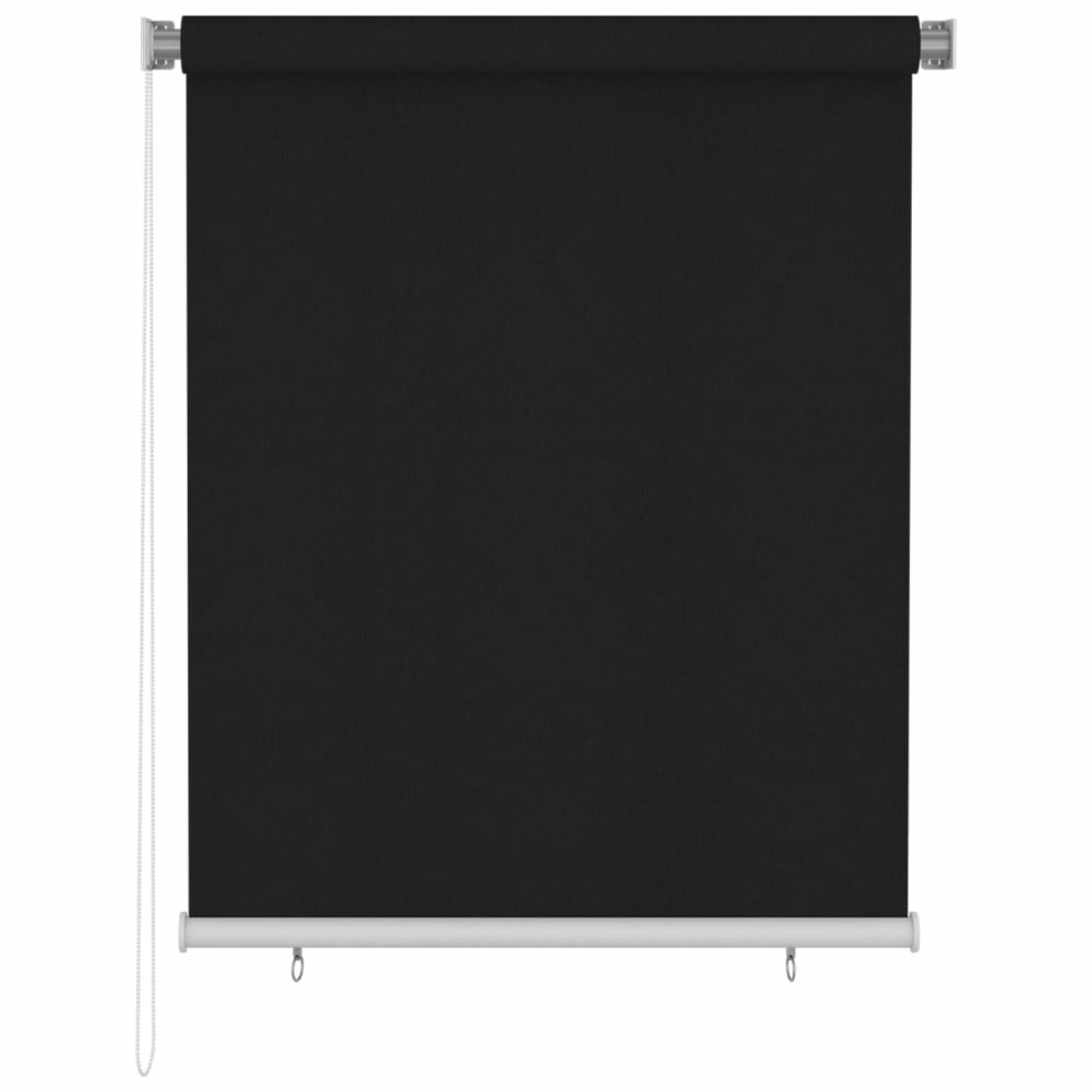 Store roulant d'extérieur 120x140 cm noir