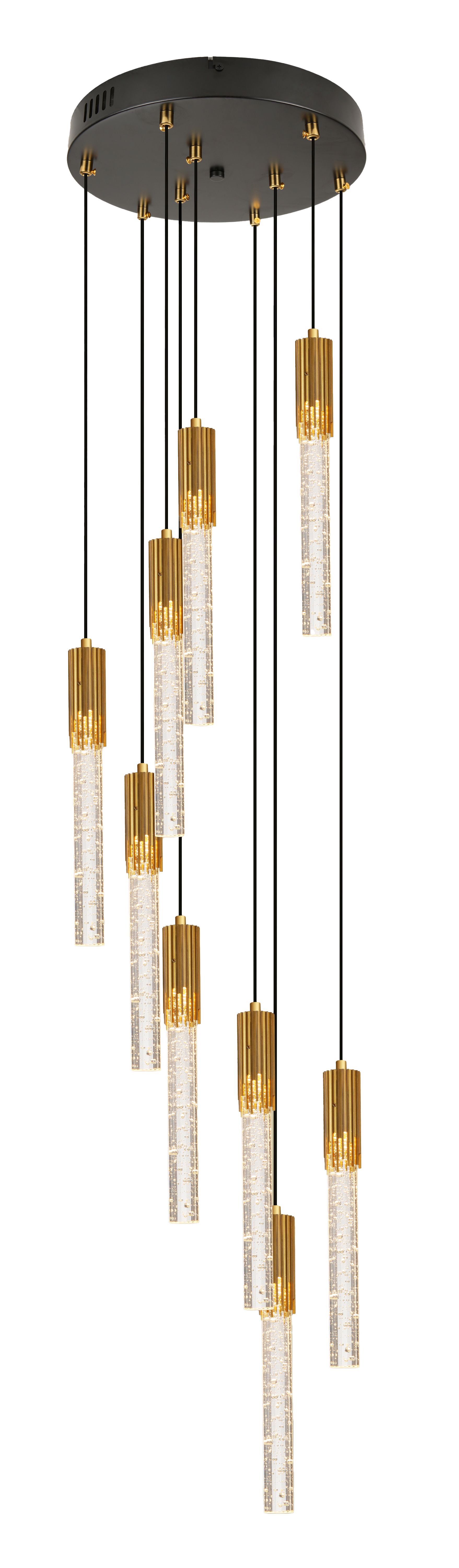 Hanglamp 9-lichts Maud ⌀30  x H150 cm