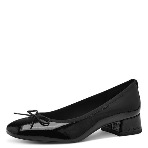 Tamaris Højhælede Ballerinasko, Black, 38