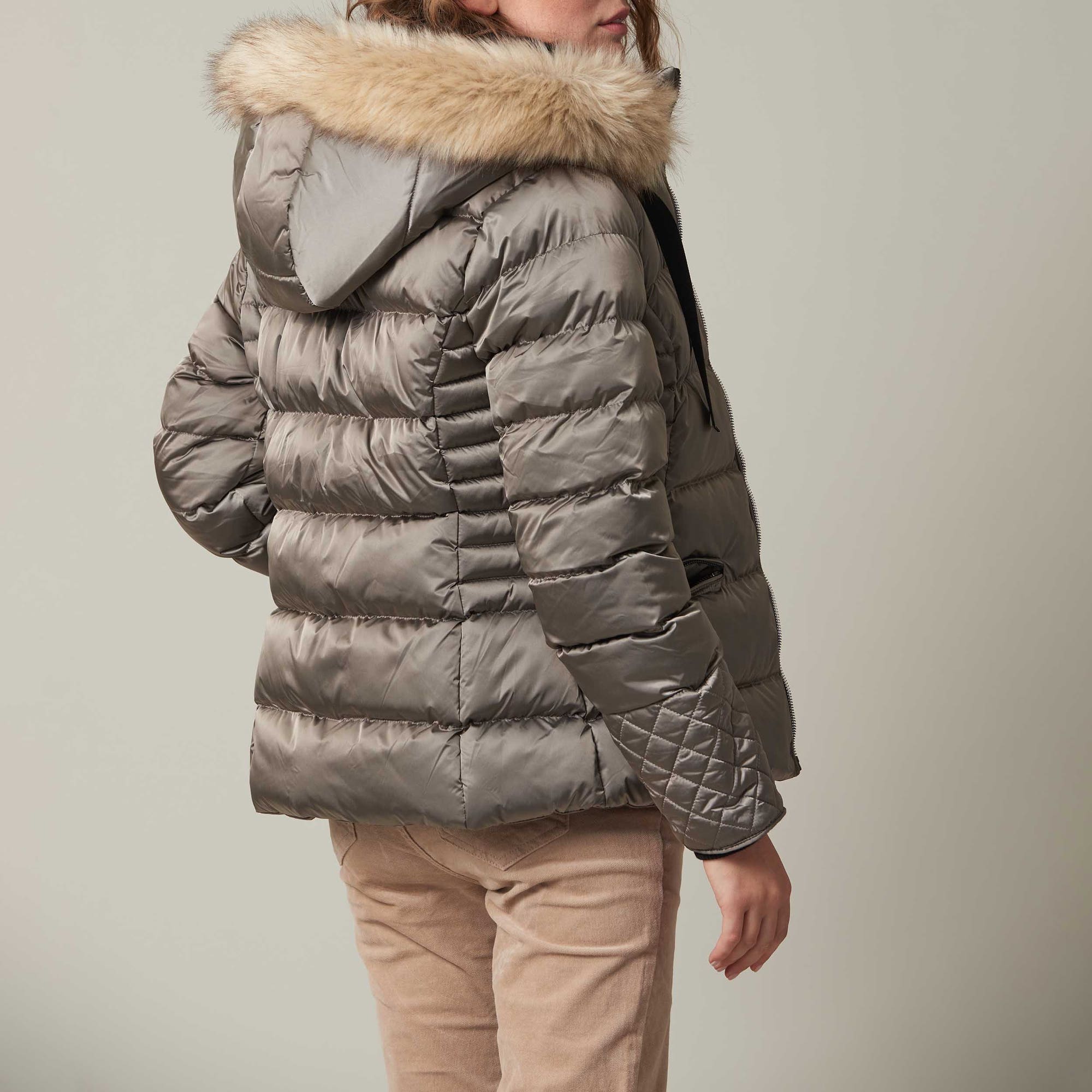 Doudoune Femme taupe