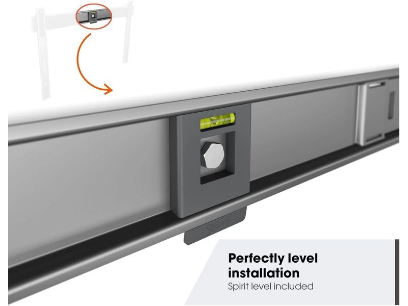 Vogel's Wandhalterung ELITE TVM 5405B Schwarz Flache TV-Wandhalterung für 32