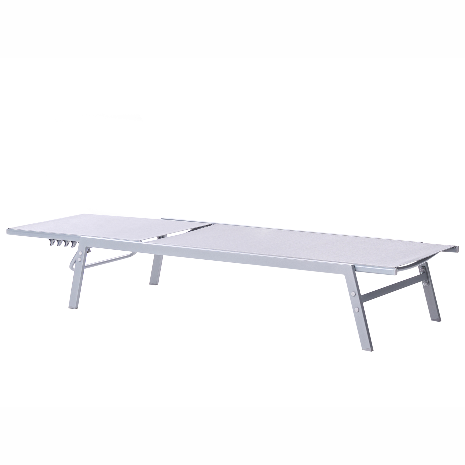 Beliani - NOLI - Strandstoel - Lichtgrijs - Polyester