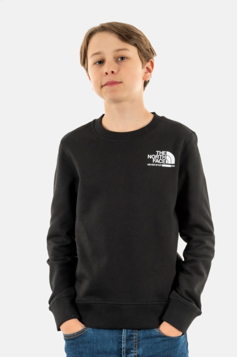 Sweat the north face graphic crew jk31 black