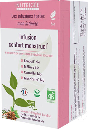 Nutrigée Infusion Confort Menstruel Bio 30 Sachets