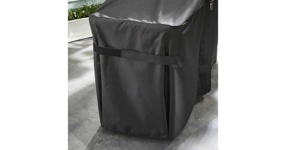WeberPremium Plancha Afdekhoes 43/56cm beschermkap  (Zwart, voor SLATE GP Premium plancha's GP 43cm / GP 56cm)