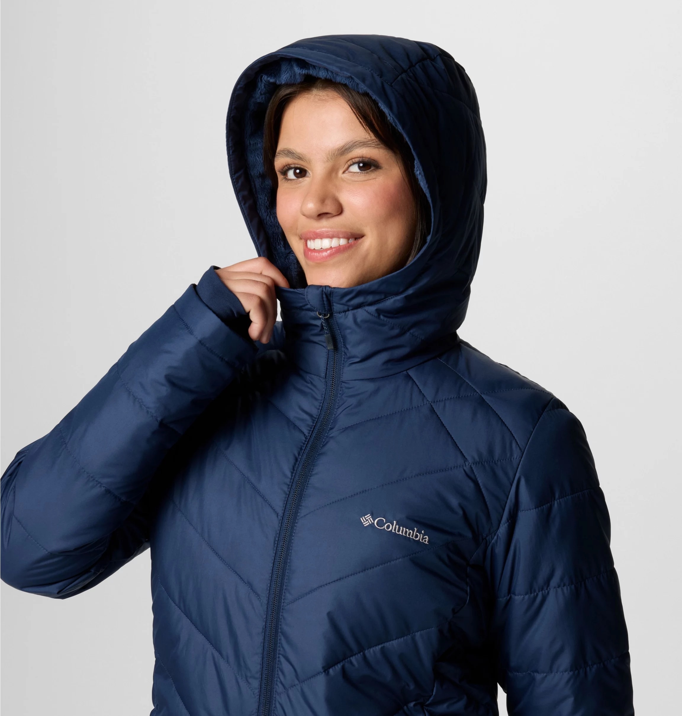 Columbia Steppmantel »HEAVENLY LONG HOODED JACKET«, 1 Stk.