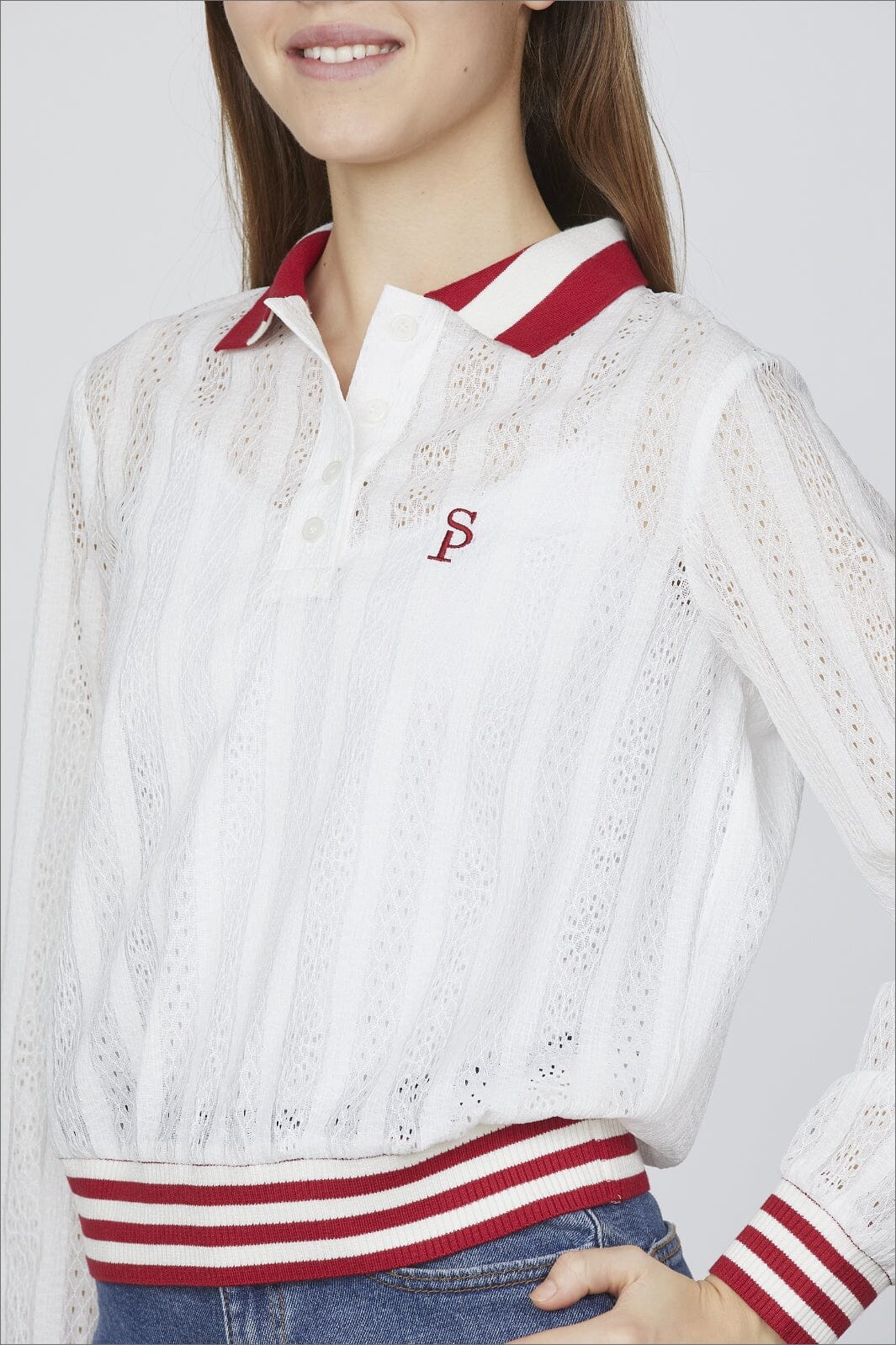 Sisters Point Eina-Polo 18456 834 cream red