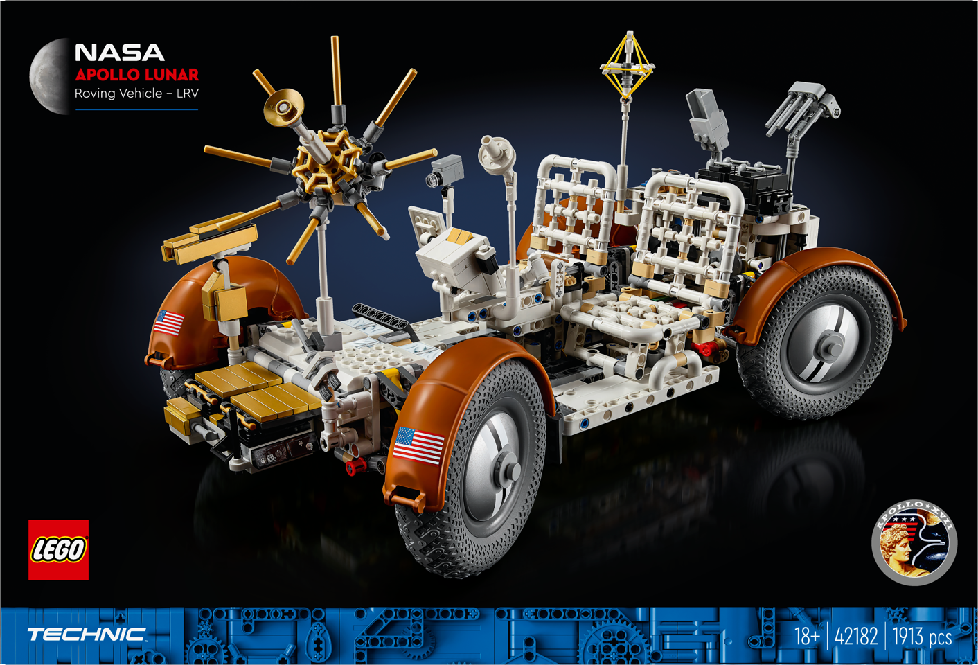 LEGO - Technic - NASA Apollo-månebil – LRV (42182)
