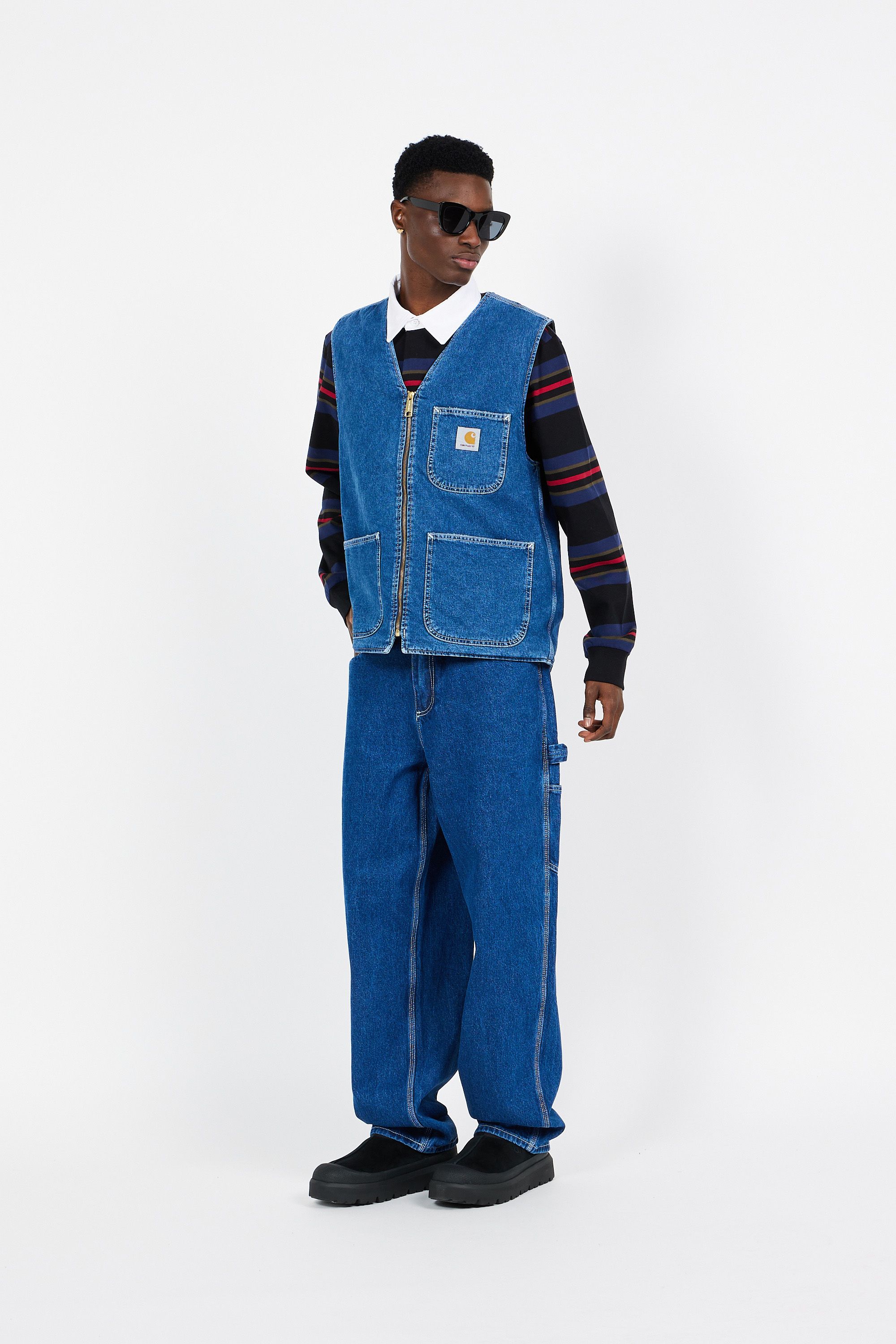 CARHARTT WIP Veste Chore Vest Bleu