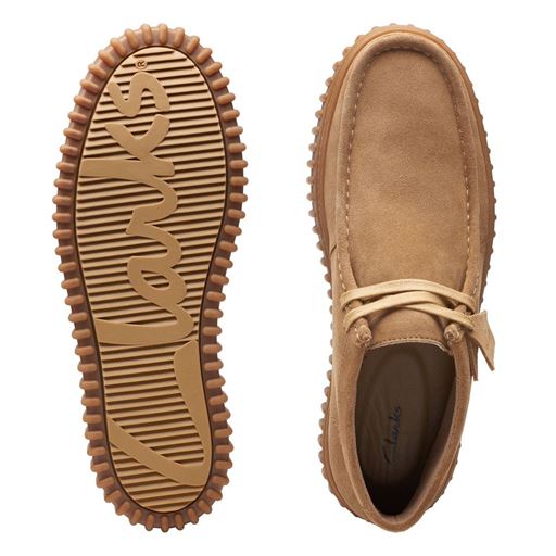 Clarks Torhill Hi Sko, Dark Sand Suede, 44